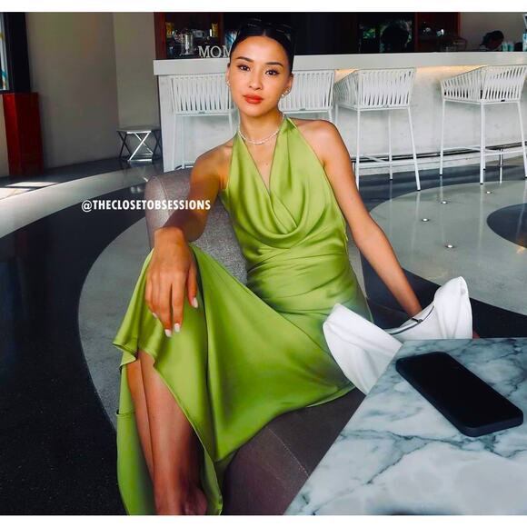 MANGO BLOGGER FAVE!!! Open Back Dress NWT - Picture 10 of 17